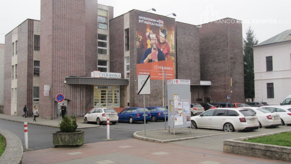 EXKLUZÍVNY prenájom kancelárskych priestorov v centre mesta Svidník 21m2