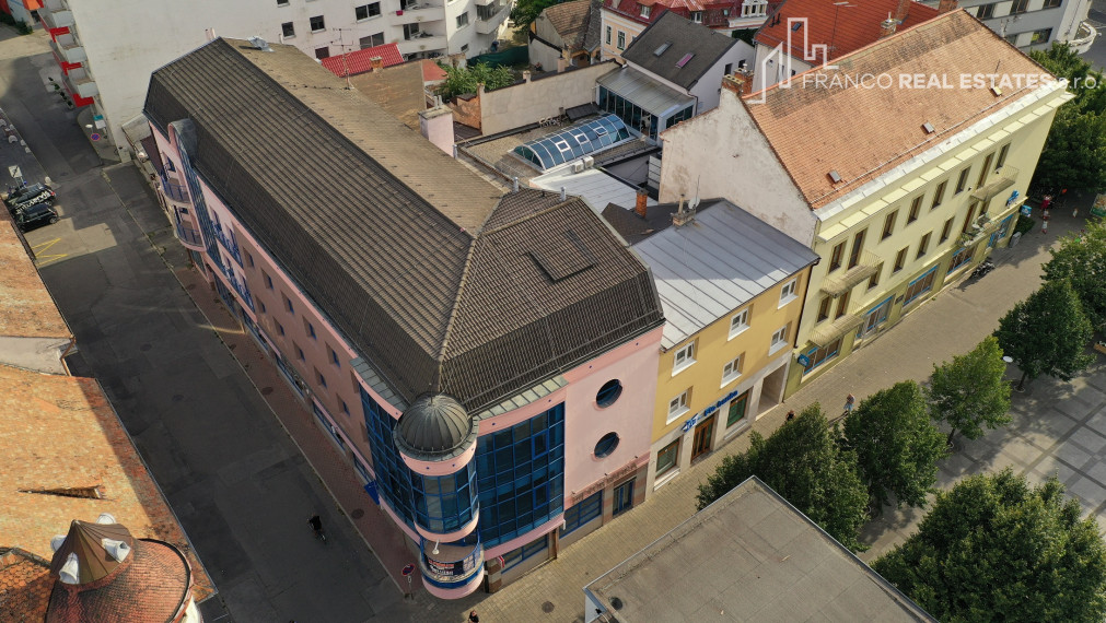 Otvorený priestor 205m2 v centre mesta Piešťany