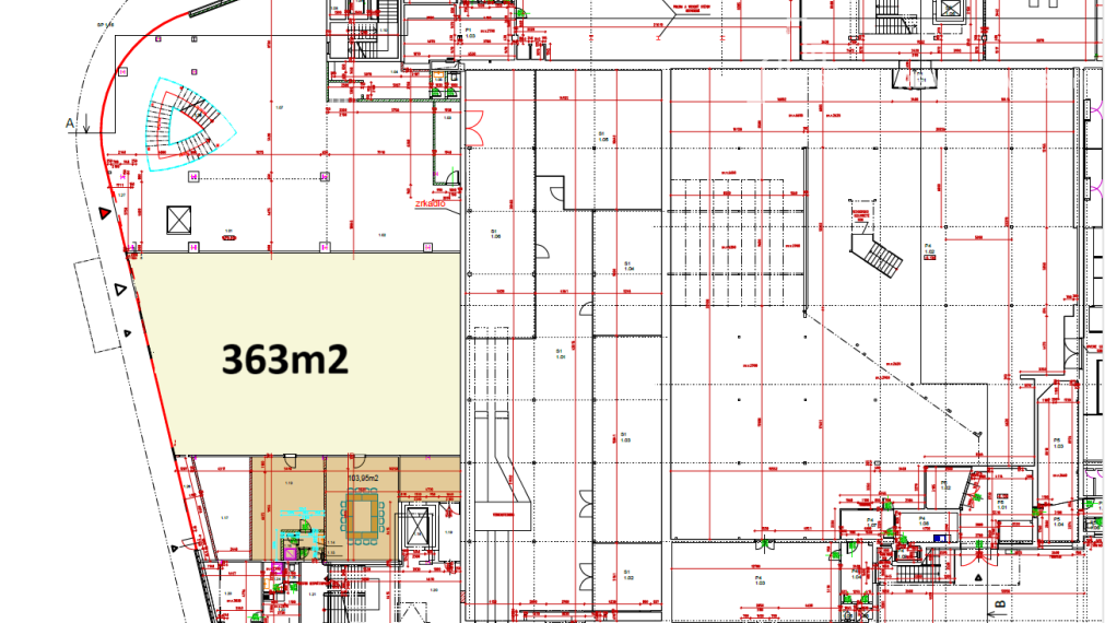 Prevádzkový priestor 363m2 v OC E-Port (zóna IKEA/LETISKO)
